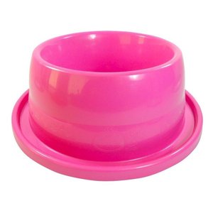 Comedouro Plástico Anti- Formiga Furacão Pet nº1 - 350 Ml - Rosa