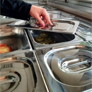 Kit 10 Tampas Cuba Gastronomica Rechaud Inox 1-9x65mm Brasinox