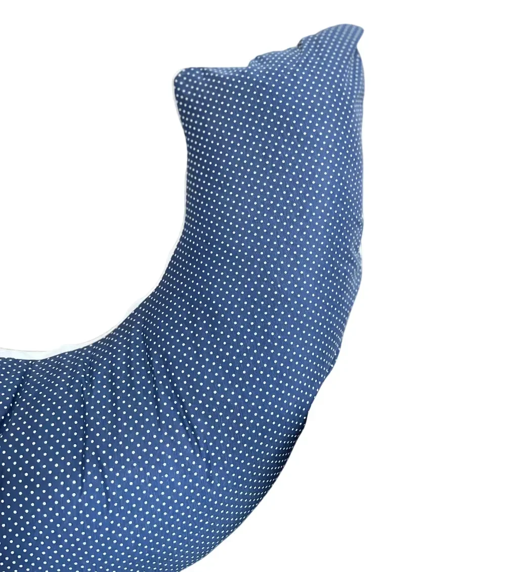 Ver imagem 2 de Capa de Almofada Amamentação - Poá Marinho