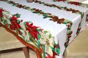 Ver imagem 1 de Toalha de Mesa Oxford Natal - Laços de Natal Arte & Tear Toalha de Mesa Natal Quadrada - 1,40 M