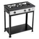 Ver imagem 1 de Fogão Imperador Semi Industrial 2 Queimadores sem Forno com Mesa em Aço Clarice