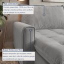 Ver imagem 5 de Sofá Cama Reclinável 200cm Sevilha