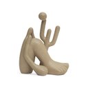 Ver imagem 2 de Escultura Decorativa Abaporu em Poliresina Areia 18cm 21518 Mart