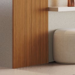 Painel Ripado Tóquio 2,50x0,58x3,3mm(1,45)m²  Ecorevest - 8