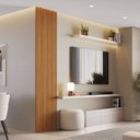 Ver imagem 1 de Painel Ripado Tóquio 2,50x0,58x3,3mm(1,45)m² Ecorevest Marrom/Freijó