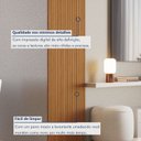 Ver imagem 5 de Painel Ripado Tóquio 2,50x0,58x3,3mm(1,45)m² Ecorevest Marrom/Freijó