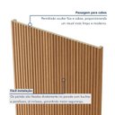 Ver imagem 6 de Painel Ripado Tóquio 2,50x0,58x3,3mm(1,45)m² Ecorevest Marrom/Freijó
