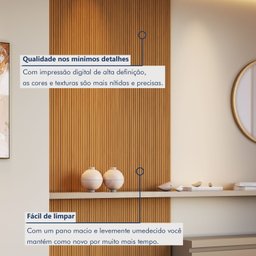 Painel Ripado Tóquio 2,50x1,16x3,3mm(2,9)m²  Ecorevest - 5