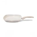 Ver imagem 1 de Grill Brinox Antiaderente Ceramic Life Sirius 28 Cm 2 L com Indução Vanilla Vanilla