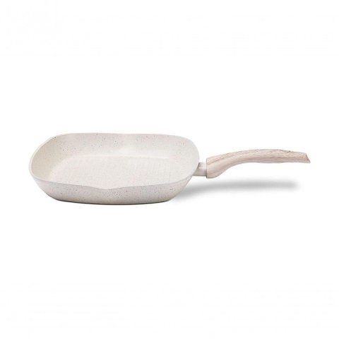 Grill Brinox Antiaderente Ceramic Life Sirius 28 Cm 2 L com Indução Vanilla Vanilla