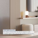 Ver imagem 4 de Painel Ripado Tóquio 2,50x0,58x3,3mm(1,45)m² Ecorevest Bege