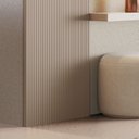 Ver mais imagens de Painel Ripado Tóquio 2,50x0,58x3,3mm(1,45)m² Ecorevest