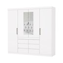 Ver imagem 2 de Guarda Roupa 4 Portas 6 Gavetas 2 Espelhos Xline -grand Line