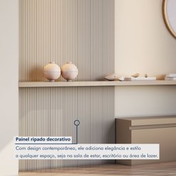 Painel Ripado Tóquio 2,50x1,16x3,3mm(2,9)m²  Ecorevest - 4