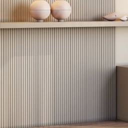 Painel Ripado Tóquio 2,50x1,16x3,3mm(2,9)m²  Ecorevest - 8