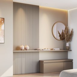 Painel Ripado Tóquio 2,50x1,16x3,3mm(2,9)m²  Ecorevest - 2