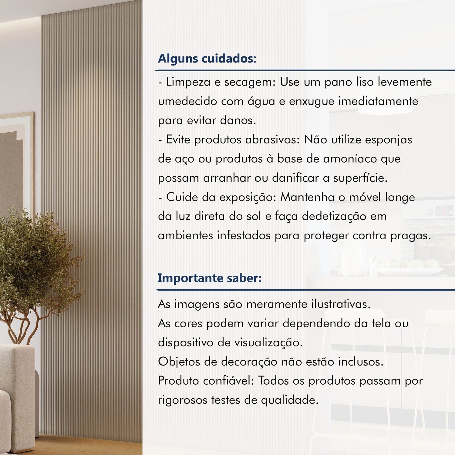 Painel Ripado Tóquio 2,50x1,74x3,3mm(4,35)m²  Ecorevest - 10