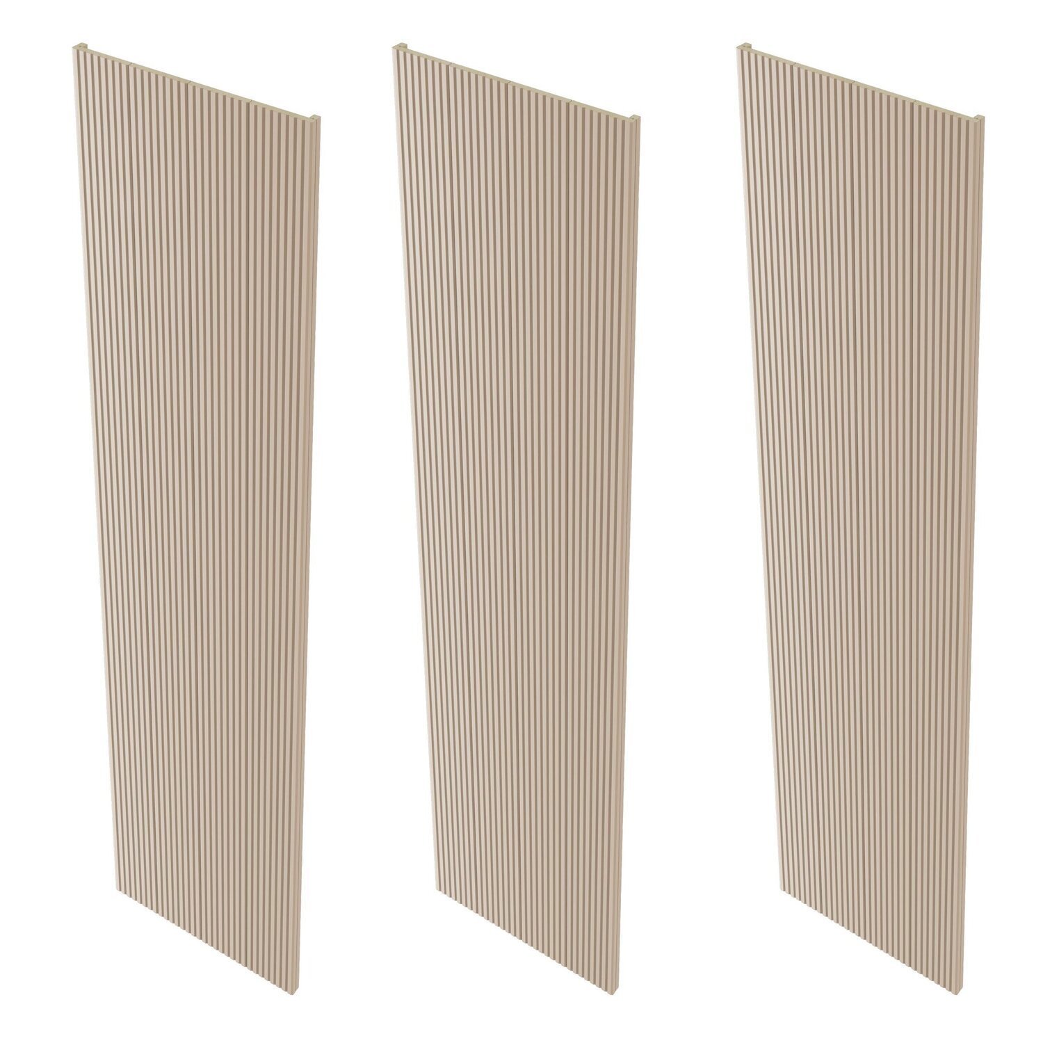 Painel Ripado Tóquio 2,50x1,74x3,3mm(4,35)m²  Ecorevest - 3
