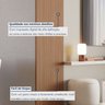 Painel Ripado Tóquio 2,50x0,58x3,3mm(1,45)m²  Ecorevest - 4
