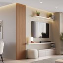 Ver imagem 1 de Painel Ripado Tóquio 2,50x0,58x3,3mm(1,45)m² Ecorevest Marrom/Itapuã