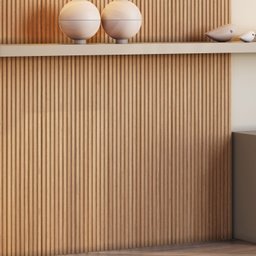 Painel Ripado Tóquio 2,50x1,16x3,3mm(2,9)m²  Ecorevest - 8