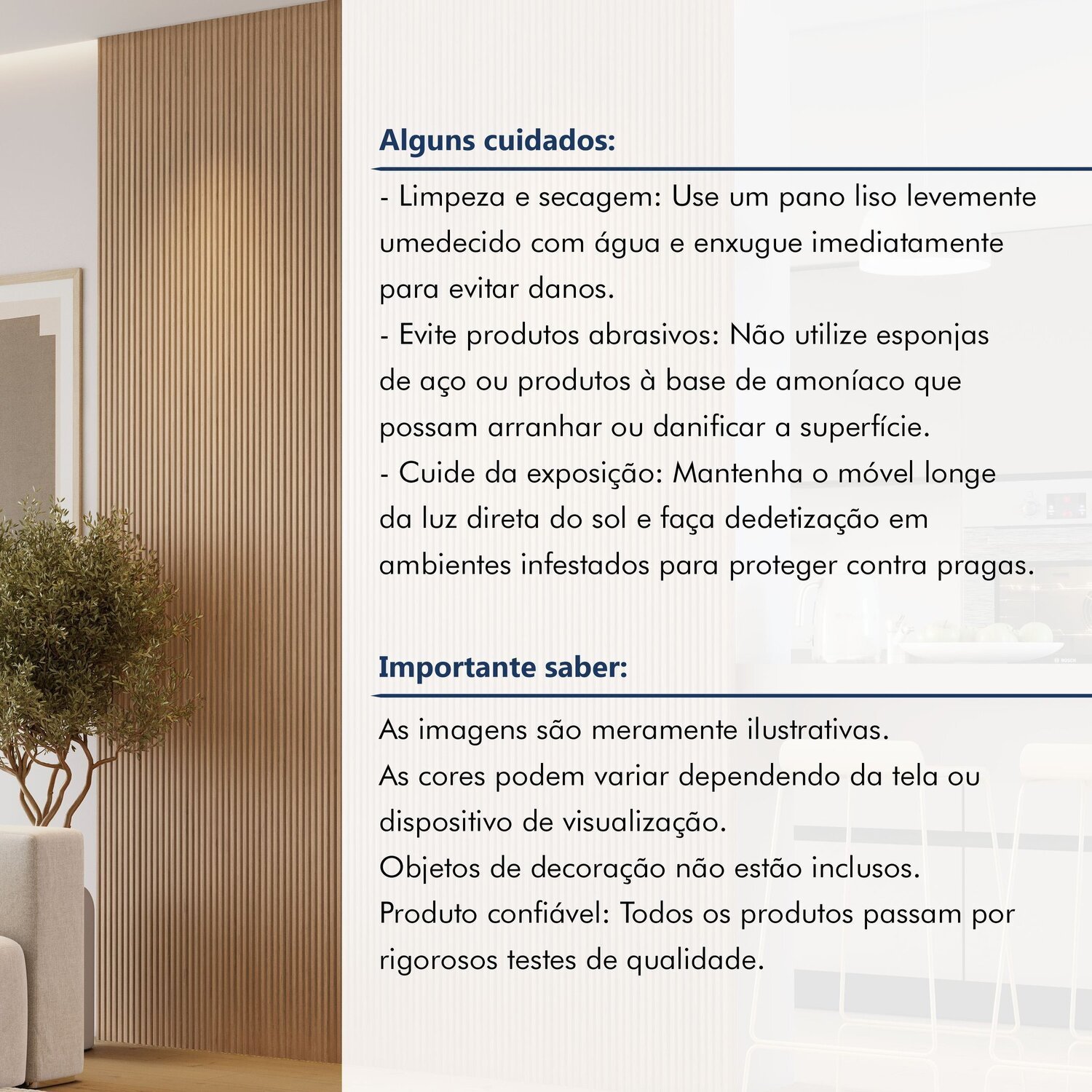 Painel Ripado Tóquio 2,50x1,74x3,3mm(4,35)m²  Ecorevest - 10