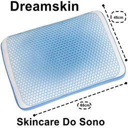 Travesseiro Tecebem Dreamskin Fibra Skincare do Sono 0.45x0.65m Branco - 5