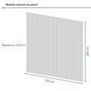 Ver imagem 7 de Painel Ripado Tóquio 2,50x2,32x3,3mm(5,8)m²  Ecorevest