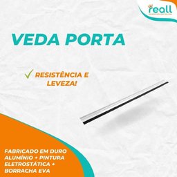 Friso Vedação Alumínio 90cm Branco Re-0014 Reall - 4