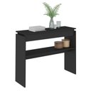 Ver imagem 1 de Aparador Para Sala Creta Preto Com 1 Prateleira - Artely
