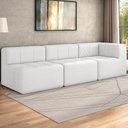 Ver imagem 1 de Sofá Modulado 3 Lugares 231cm Espuma D33 Multimóveis Cr45359 Branco