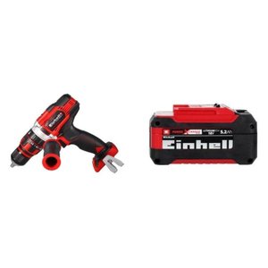 Kit Furadeira e Parafusadeira À Bateria Te-cd 18/48 1 Bateria Power X-change 18v 5,2ah Plus Einhell