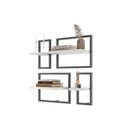 Ver imagem 2 de Conjunto 4 Prateleiras Industrial Branco - Pleno