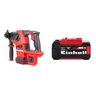 Kit Martelete Rotativo a Bateria Herocco 36/28 com Bateria Power X-change 18v 5,2ah Plus Einhell - 1