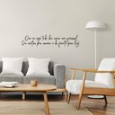 Ver imagem 1 de Adesivo Decorativo Frase Seja como Um Girassol de Frente pra Luz