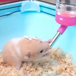 Bebedouro de Hamster Rato Porquinho da India 125ml Roedores Furao Coelho Resistente Duravel Higienic - 3