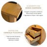 Cômoda 8 Gavetas Topázio 100% Madeira Maciça para Quarto - 5