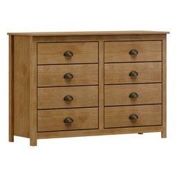 Cômoda 8 Gavetas Topázio 100% Madeira Maciça para Quarto - 3