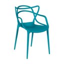 Ver imagem 2 de Kit 10 Cadeiras Allegra - Turquesa