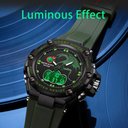 Ver imagem 2 de Relógio Sanda Esportes Militar Cronômetro Display Duplo M50