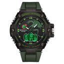 Ver imagem 3 de Relógio Sanda Esportes Militar Cronômetro Display Duplo M50