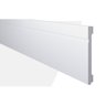 Kit Rodapé de Poliestireno 3 Barras Frisadas de 20cm x 2,44m Rende 7,32 Metros MF20 Gart  - 3
