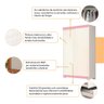 Guarda Roupa Solteiro 2 Portas 2 Gavetas Samira ACP MÓVEIS Branco/Rosa - 100% MDF - 3