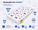 Ver imagem 6 de Colchao para Berco e Mini Cama 100x70x10 D18 Antialergico