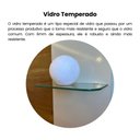 Ver mais imagens de Painel para TV até 72 Polegadas com LED MDF 200CMX147CM Toronto Marrom