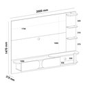 Ver imagem 5 de Painel para TV até 72 Polegadas com LED 200cm Toronto