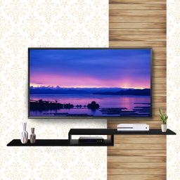 Prateleira Suspensa para Painel de Tv com Nicho 100% Mdf - 3