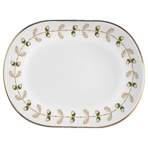 Travessa Classic Nuts Natal 34cm em Cerâmica Alleanza Alleanza Cerâmica