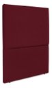 Ver imagem 2 de Cabeceira Cama Box Organica Solteiro 90cm Luna Suede C/frame Vinho