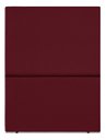 Ver imagem 3 de Cabeceira Cama Box Organica Solteiro 90cm Luna Suede C/frame Vinho